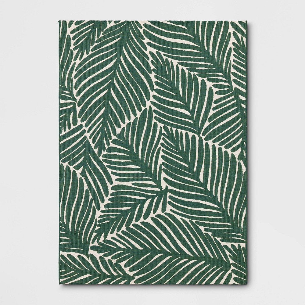 5'x7' Palms Outdoor Area Rug Green - Threshold™