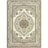 Washable Vintage Area Rug -Traditional Oriental Medallion Floral Design,Stain Resistant Indoor Print Carpet Kid & Pet Friendly - 3 of 4