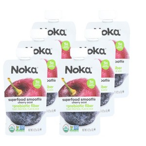 Noka Organic Superfood Smoothie Cherry Acai - Case of 6/4.22 oz - 1 of 4