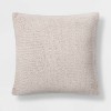 Oversized Cable Knit Chenille Throw Pillow - Threshold™ - image 3 of 3