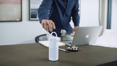 Blush Portable HEPA Air Purifier with Odor Absorbing Filter