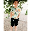 Toddler Boys Set Print Short Sleeve T-Shirt and Shorts Outfit Summer Set Clothing Sets 3-12T - 2 of 4