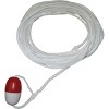 Kemp 12" White and Red Standard Rescue Throw Line and Buoy 75' Rope - 2 of 2