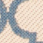 cream/blue