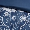 GlasFlength Bedding Sets Full Queen Celestial Comforter Set Deep Tranquil Magical Stargazing Themed For Teen Rooms, Blue, 18.5"*11.81"*9.45" - 4 of 4