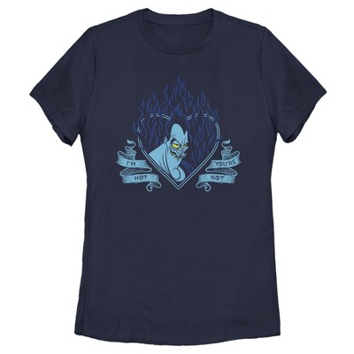 Women's Hercules Hades I'm Hot You're Not T-shirt - Navy Blue - X Large ...