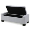 Contemporary Tufted Storage Ottoman Bench with Soft-Close Lid and Hidden Compartment for Living Room – 3irtyhousy - 3 of 4