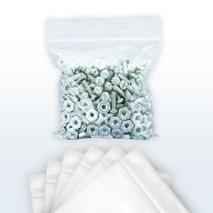 UOFFICE 500 Reclosable Clear Poly Bags 13"x18",  4 Mil Resealable Bags - 1 of 4