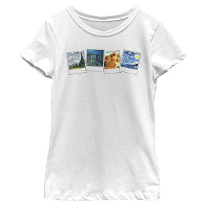 Girl's Lost Gods Van Gogh Polaroids T-Shirt - 1 of 4