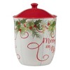 Certified International Winter Greens Biscuit Jar - 3 of 4