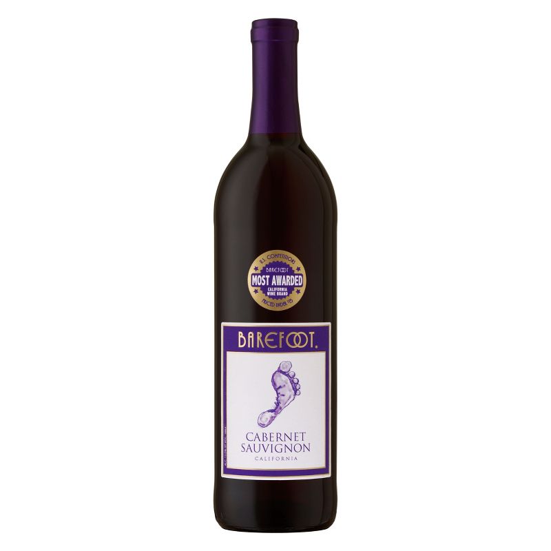Barefoot Cellars Cabernet Sauvignon Red Wine - 750ml Bottle, 1 of 5