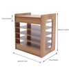 YIYIBYUS 7-Tier Widen Wood Office Paper Organizer for Desk Desktop File Holder - 3 of 4