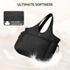 Generic Puffer Tote Bags Travel Tote Bag Trolley Sleeve Lightweight Quilted Laptop Nurse Bag - 4 of 4