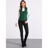 INSPIRE CHIC Women's U-Neck Single-Breasted Jacquard Gothic Steampunk Waistcoat - 4 of 4