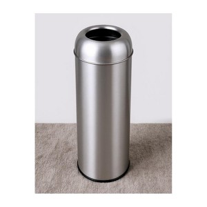 GustoWave   65L/17Gal Heavy Duty Open Top Commercial/Kitchen Trash Can, Fingerprint-Resistant Waste Bin for Office Bedroom Restaurant - 1 of 4