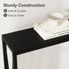 Console Table, Rustic 43.0" Entryway Table with Storage - 3 of 4