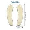 Unique Bargains 2 Pair Toilet Seat Cover Pad Bathroom Warm Toilet Seat Cushion Washable Reusable - 4 of 4
