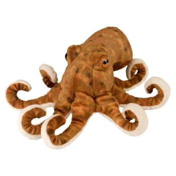 Wild Republic Cuddlekins Mini Octopus Stuffed Animal, 8 Inches