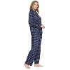 Casual Nights Women's Long Sleeve Rayon Button Down Pajama Set - 2 of 4