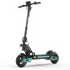 ES9 Ultra Electric Scooter,18MPH High-Speed E Scooter with Dual Suspension, Dual Disc Brakes and 360° Lighting System, 800W Peak Motor with 30 Miles - 2 of 4