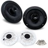 BLUAVE M7.0CX3-W 7" Marine Coaxial Speakers With MG70 Marine Grills In White - 2 of 4