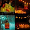 JDICTION Halloween Lantern Resin Molds (6Pcs) - Pumpkin, Witch, Spider, Ghost + Base, Candle Grooves - Epoxy DIY & Home Decor - 4 of 4