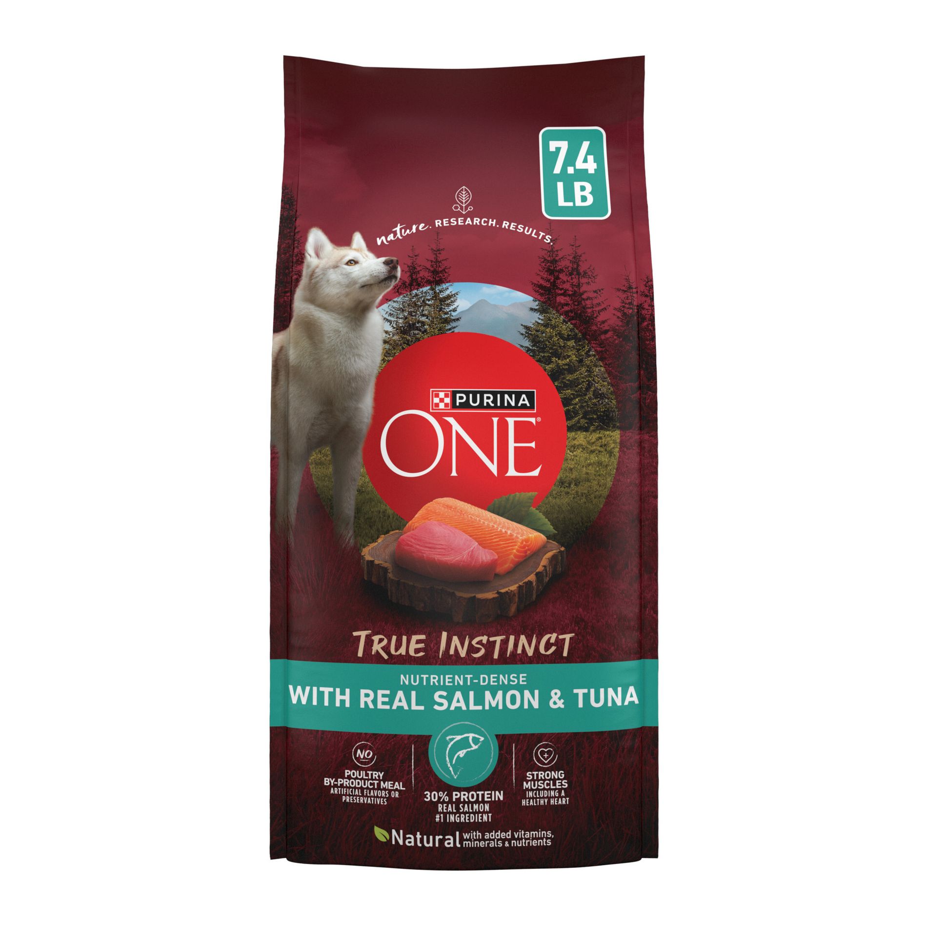 Purina ONE SmartBlend True Instinct Natural Real Salmon & Fish Flavor Dry Dog Food