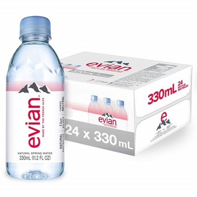 Evian Natural Spring Water - 330 Ml/11.2 Fl Oz Bottle (Pack of 48)