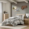 Gulches Twin Twin XL Vintage Plaid 2 Piece Duvet Cover Set - 3 of 4