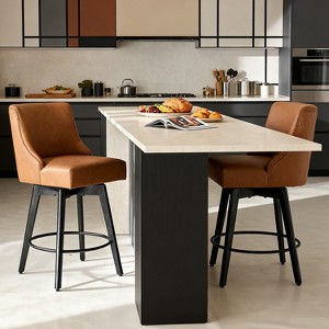 Dyonery 37-inch modern style high bar, rotatable, high-density foam pad, height suitable for 35-37 inch bars or kitchen islands - 1 of 4