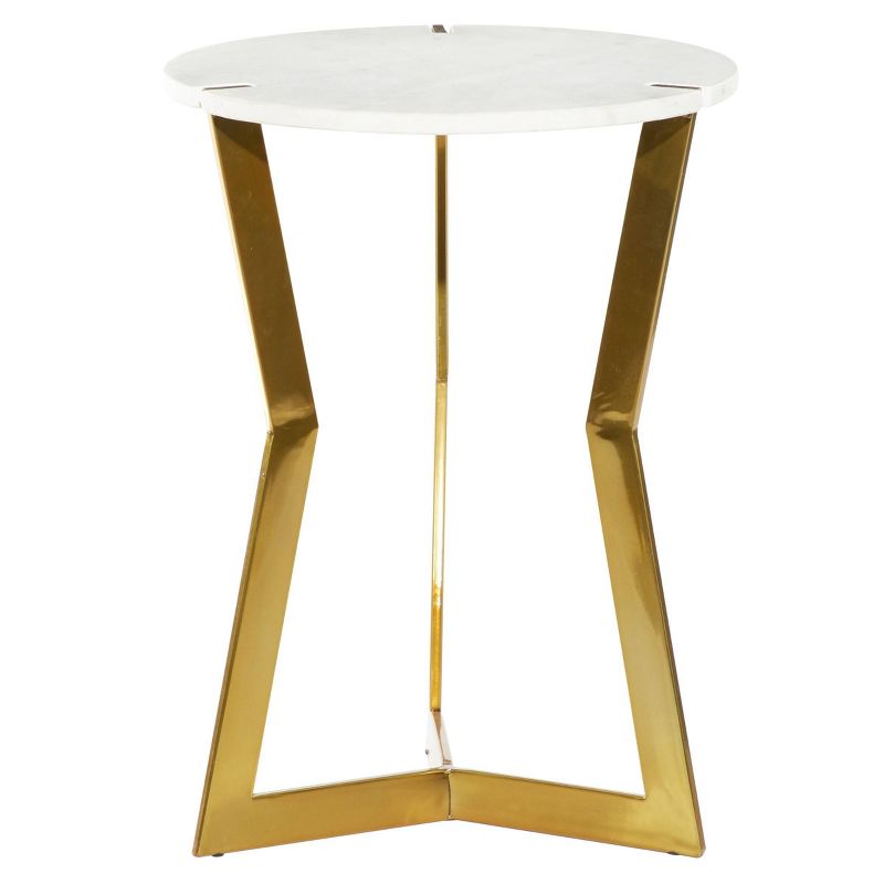 Contemporary Marble Accent Table Gold - Venus Williams Collection, 1 of 7