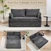 KTMBDW 3 in 1 Sofa Bed, 60 Inch Convertible Pull Out Couch, Loveseat Sleeper Sofa with USB/C-TYPE Charging Ports, Sofa Couches for Living Room - 4 of 4