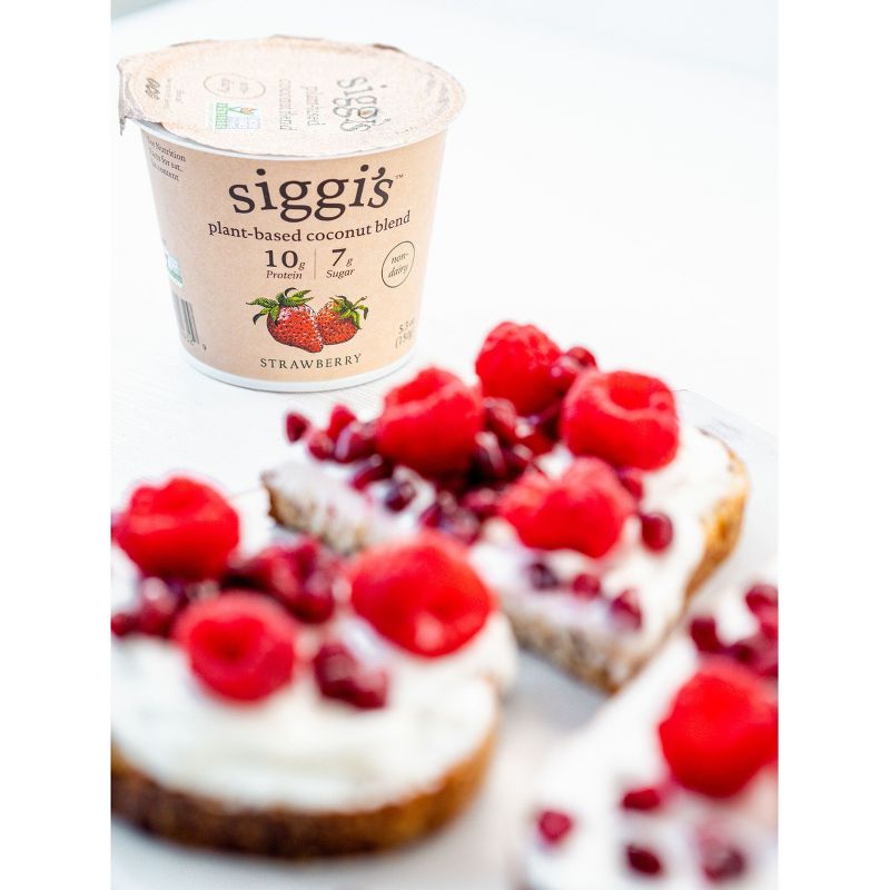 Siggi&#39;s Strawberry Plant-Based Coconut Blend Yogurt Alternative - 5.3oz, 3 of 4
