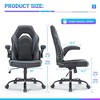 Grungis PU Leather Office Chair with Lumbar Support,Ergonomic Desk Chair for Adult, Student - 2 of 4