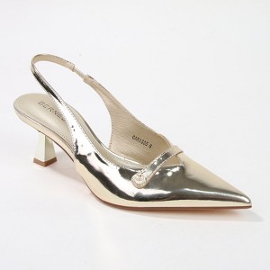 Berness Women's Caris Patent Slingback Pump Heels - 1 of 4