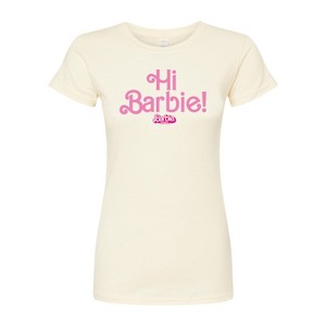 Women's - Barbie - Hi Barbie Fitted Graphic T-Shirt - 1 of 3