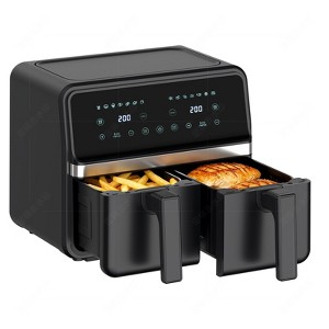 Teendow Dual Basket Air Fryer, 8.5-Quart Large Capacity Air Fryer with Smart Touchscreen, Independent Controls, Easy-Clean Design,Automatic Shut-Off - 1 of 4