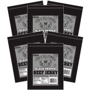 Buffalo Bills 2.6oz Premium Black Pepper Beef Jerky Packs (six 2.6oz beef jerky packs) - 1 of 4