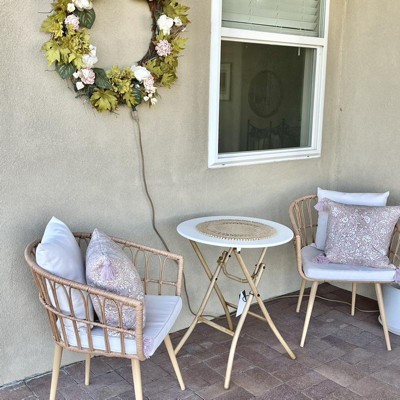 Threshold french café patio best sale bistro table