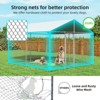 XBRIGH Heavy Duty Outdoor Dog Kennel with Waterproof Cover,UV-Resistant Roof,and Secure Locking Mechanism for Large Dogs,Durable Metal Enclosure - 2 of 4