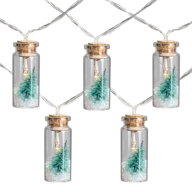 Northlight 10-Count Tree in a Bottle Christmas String Lights - LED Warm White - 3' Clear Wire, 1 of 6