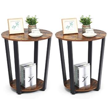 19.9'' Tall Small End Table 17 Stories