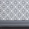 PAGED 72x72 Inch Cotton Shower Curtain with Embroidered Patchwork Design in Machine-Washable Fabric - 3 of 4