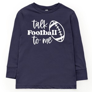 The Juniper Shop Talk Football To Me Ball Youth Long Sleeve Tee - 1 of 4
