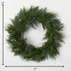 27" Artificial Juniper Wreath, Green - image 4 of 4