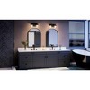 Urban Ambiance Luxury Traditional Bath Light 7.75''H x 15.5''W,  Midnight Black Finish,  Pawtucket Collection, UHP3996 - 2 of 4