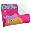 Kids' Peppa Pig Peppa Suzy Candy Friends Silky Touch Blanket White 36X58 - 3 of 4