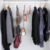 Smart Design Closet Hangbag Hangers - Set of 6 - White - 2 of 4