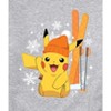 Men's - Pokémon - Pikachu Ski Graphic Fleece Sweatshirt - 2 of 4