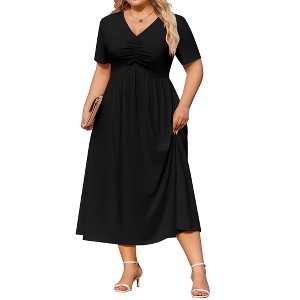 floral chiffon long dress Never Let Go | PINK Print Maxi With Tiered Hem Color:White Polka Dot SL50-8-3-24 adjustable tie at the Leely Women Floral Champagne